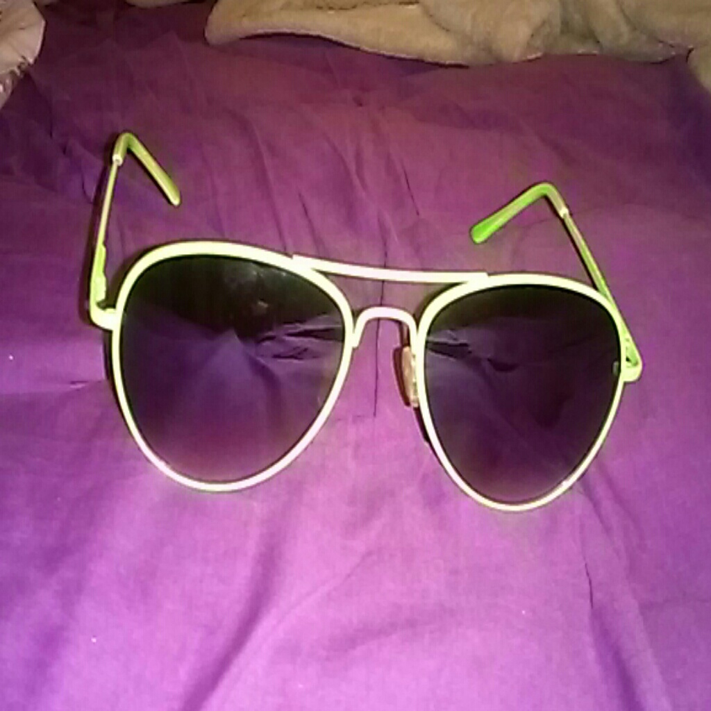 Lime Green Aviators